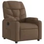 Sillón reclinable de tela marrón de , Sillones - Ref: Foro24-372445, Precio: 197,46 €, Descuento: %