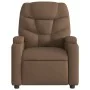 Sillón reclinable de tela marrón de , Sillones - Ref: Foro24-372445, Precio: 197,46 €, Descuento: %