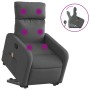 Silla de masaje reclinable de pie de tela gris oscuro en Sillones | Comprar online en Foru.es