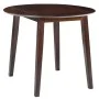 Mesa de alas abatibles redonda MDF marrón de vidaXL, Mesas de cocina y de comedor - Ref: Foro24-245367, Precio: 157,30 €, Des...