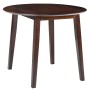 Mesa de alas abatibles redonda MDF marrón de vidaXL, Mesas de cocina y de comedor - Ref: Foro24-245367, Precio: 160,17 €, Des...