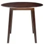 Mesa de alas abatibles redonda MDF marrón de vidaXL, Mesas de cocina y de comedor - Ref: Foro24-245367, Precio: 157,30 €, Des...