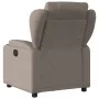 Sillón reclinable de tela gris taupe de , Sillones - Ref: Foro24-372411, Precio: 250,39 €, Descuento: %