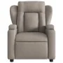 Sillón reclinable de tela gris taupe de , Sillones - Ref: Foro24-372411, Precio: 250,39 €, Descuento: %