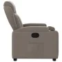 Sillón reclinable de tela gris taupe de , Sillones - Ref: Foro24-372411, Precio: 250,39 €, Descuento: %