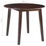 Mesa de alas abatibles redonda MDF marrón de vidaXL, Mesas de cocina y de comedor - Ref: Foro24-245367, Precio: 157,30 €, Des...