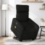 Sillón reclinable de masaje elevable tela negro en Sillones | Comprar online en Foru.es