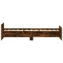 Estructura de cama madera de ingeniería roble humo 100x200 cm de , Camas y somieres - Ref: Foro24-835936, Precio: 77,23 €, De...