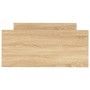 Estructura de cama madera contrachapada roble Sonoma 100x200 cm de , Camas y somieres - Ref: Foro24-835934, Precio: 83,72 €, ...