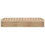 Estructura de cama roble Sonoma 100x200 cm de , Camas y somieres - Ref: Foro24-3203833, Precio: 118,68 €, Descuento: %