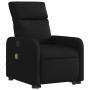 Sillón reclinable de masaje elevable tela negro en Sillones | Comprar online en Foru.es