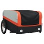 Remolque para bicicleta hierro negro y naranja 45 kg de , Remolques para bicicletas - Ref: Foro24-94047, Precio: 97,62 €, Des...