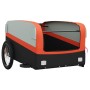 Remolque para bicicleta hierro negro y naranja 45 kg de , Remolques para bicicletas - Ref: Foro24-94047, Precio: 97,62 €, Des...