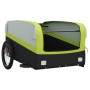 Remolque para bicicleta hierro negro y verde 45 kg de , Remolques para bicicletas - Ref: Foro24-94053, Precio: 98,52 €, Descu...