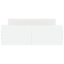 Estructura de cama con cabecero piecero blanco 120x200 cm de , Camas y somieres - Ref: Foro24-3203740, Precio: 140,44 €, Desc...