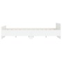 Estructura de cama con cabecero piecero blanco 120x200 cm de , Camas y somieres - Ref: Foro24-3203740, Precio: 140,44 €, Desc...