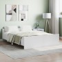 Estructura de cama con cabecero y piecero blanco 140x190 cm de , Camas y somieres - Ref: Foro24-3203782, Precio: 177,99 €, De...