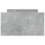 Estructura de cama con cabecero piecero gris hormigón 90x200cm de , Camas y somieres - Ref: Foro24-3203806, Precio: 196,09 €,...