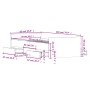 Estructura de cama con cabecero piecero gris hormigón 90x200cm de , Camas y somieres - Ref: Foro24-3203806, Precio: 196,09 €,...