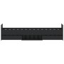 Estructura de cama con cabecero piecero negro 90x200 cm de , Camas y somieres - Ref: Foro24-3203804, Precio: 225,73 €, Descue...