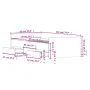 Estructura de cama con cabecero piecero negro 90x200 cm de , Camas y somieres - Ref: Foro24-3203804, Precio: 221,59 €, Descue...