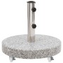 Base de sombrilla redonda de granito gris 30 kg de , Bases para sombrillas - Ref: Foro24-48562, Precio: 78,12 €, Descuento: %