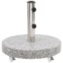 Base de sombrilla redonda de granito gris 30 kg de , Bases para sombrillas - Ref: Foro24-48562, Precio: 82,87 €, Descuento: %