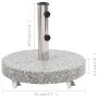 Base de sombrilla redonda de granito gris 30 kg de , Bases para sombrillas - Ref: Foro24-48562, Precio: 82,87 €, Descuento: %