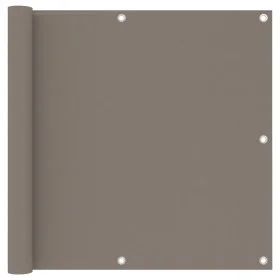 Toldo para balcón de tela oxford gris taupe 90x400 cm de , Sombrillas - Ref: Foro24-134989, Precio: 24,30 €, Descuento: %