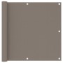 Toldo para balcón de tela oxford gris taupe 90x400 cm de , Sombrillas - Ref: Foro24-134989, Precio: 26,17 €, Descuento: %