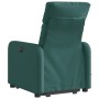Silla de masaje reclinable de pie de tela verde oscura en Sillones | Comprar online en Foru.es