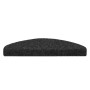 Alfombrilla de escaleras 15 uds tela punzonada 65x21x4cm negro de vidaXL, Alfombrillas para escalones - Ref: Foro24-132698, P...