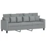 Juego de sofás con cojines 2 piezas tela gris claro de , Sofás - Ref: Foro24-3201664, Precio: 477,64 €, Descuento: %
