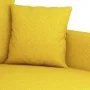 Juego de sofás con cojines 2 piezas tela amarillo claro de , Sofás - Ref: Foro24-3201653, Precio: 365,38 €, Descuento: %