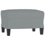 Juego de sofás con cojines 3 piezas tela gris claro de , Sofás - Ref: Foro24-3201672, Precio: 546,67 €, Descuento: %