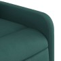 Silla de masaje reclinable de pie de tela verde oscura en Sillones | Comprar online en Foru.es