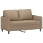 Juego de sofás con cojines 2 piezas cuero sintético capuchino de , Sofás - Ref: Foro24-3201754, Precio: 382,53 €, Descuento: %