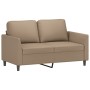 Juego de sofás con cojines 2 piezas cuero sintético capuchino de , Sofás - Ref: Foro24-3201754, Precio: 387,87 €, Descuento: %