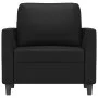 Sillón cuero sintético negro 60 cm de , Sofás - Ref: Foro24-359323, Precio: 141,04 €, Descuento: %