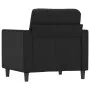 Sillón cuero sintético negro 60 cm de , Sofás - Ref: Foro24-359323, Precio: 141,04 €, Descuento: %
