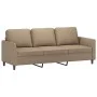 3-seater sofa in cappuccino-colored synthetic leather 180 cm by , Sofas - Ref: Foro24-359342, Price: 279,44 €, Discount: %
