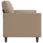 3-seater sofa in cappuccino-colored synthetic leather 180 cm by , Sofas - Ref: Foro24-359342, Price: 279,44 €, Discount: %