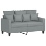 Juego de sofás con cojines 3 piezas tela gris claro de , Sofás - Ref: Foro24-3201632, Precio: 654,74 €, Descuento: %