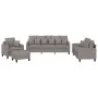 Juego de sofás con cojines 4 piezas tela gris taupe de , Sofás - Ref: Foro24-3201647, Precio: 689,60 €, Descuento: %