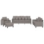 Juego de sofás con cojines 4 piezas tela gris taupe de , Sofás - Ref: Foro24-3201647, Precio: 701,78 €, Descuento: %