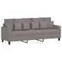 Juego de sofás con cojines 4 piezas tela gris taupe de , Sofás - Ref: Foro24-3201647, Precio: 689,60 €, Descuento: %