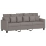 Juego de sofás con cojines 4 piezas tela gris taupe de , Sofás - Ref: Foro24-3201647, Precio: 701,78 €, Descuento: %