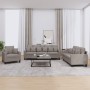 Juego de sofás con cojines 3 piezas tela gris taupe de , Sofás - Ref: Foro24-3201639, Precio: 651,49 €, Descuento: %