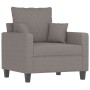 Juego de sofás con cojines 3 piezas tela gris taupe de , Sofás - Ref: Foro24-3201639, Precio: 651,49 €, Descuento: %