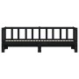 Sofá cama nido madera maciza de pino negro 90x200 cm de , Camas y somieres - Ref: Foro24-836158, Precio: 183,12 €, Descuento: %